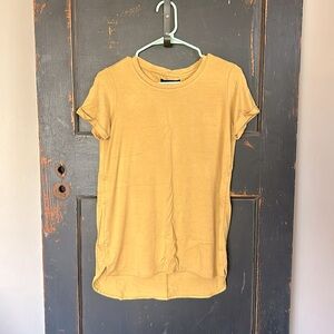 Cuffed Crew Neck Tee